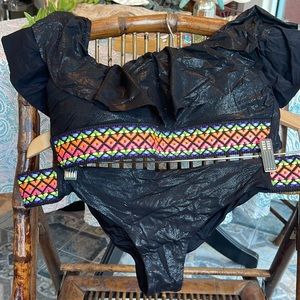 Leonisa black two piece Bikini